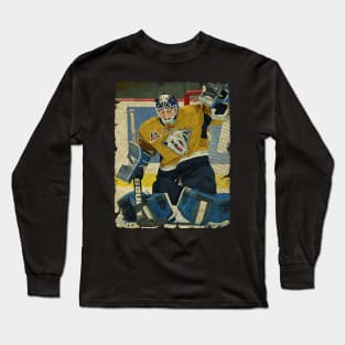 Wade Flaherty - Nashville Predators, 2002 Long Sleeve T-Shirt